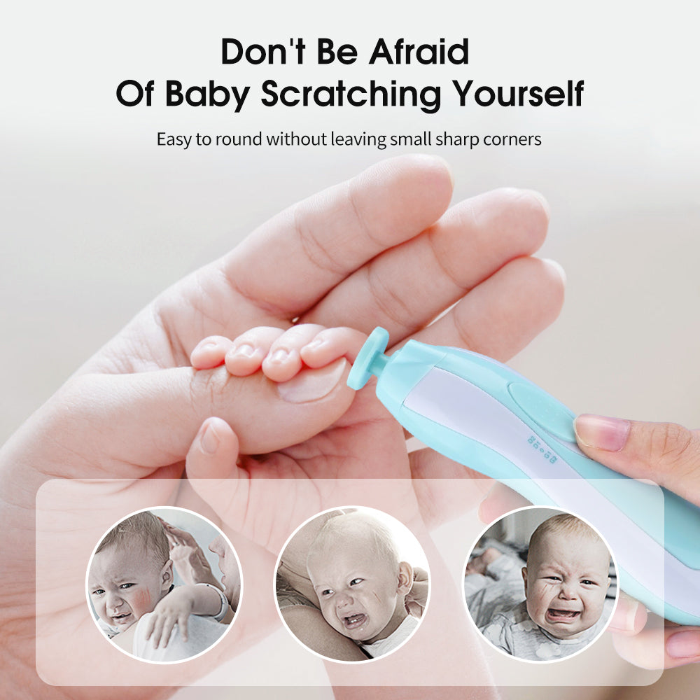 Baby Electric Nail Trimmer Set | Safe & Gentle Nail Care for Infants & Toddlers