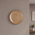 Luxury Bronze Grid Clock