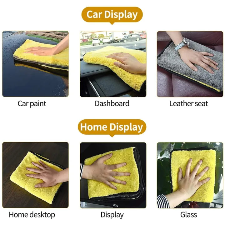 Double-Sided Microfiber Detailing Cloth (Pack of 2)