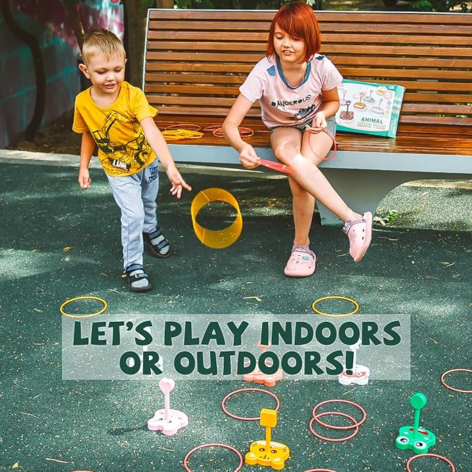 Animal Ring Toss Game – Pretend Play Life Skills
