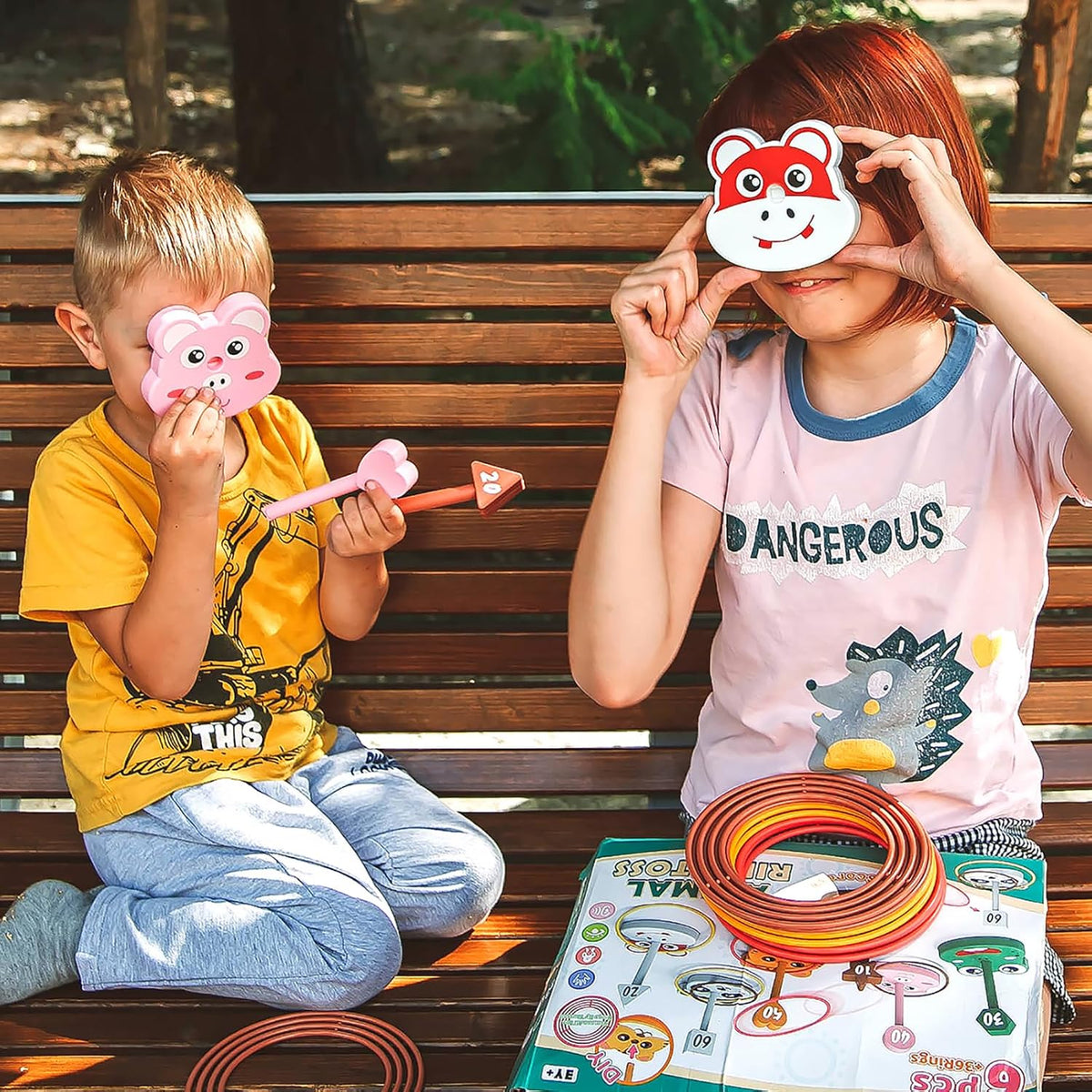 Animal Ring Toss Game – Pretend Play Life Skills