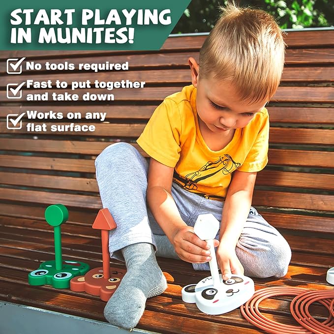 Animal Ring Toss Game – Pretend Play Life Skills