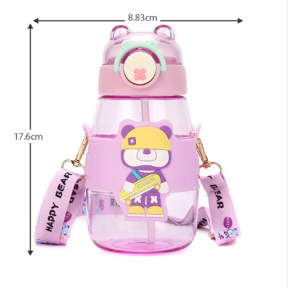 Bear Cartoon Water Bottle – Plush Soft Toys