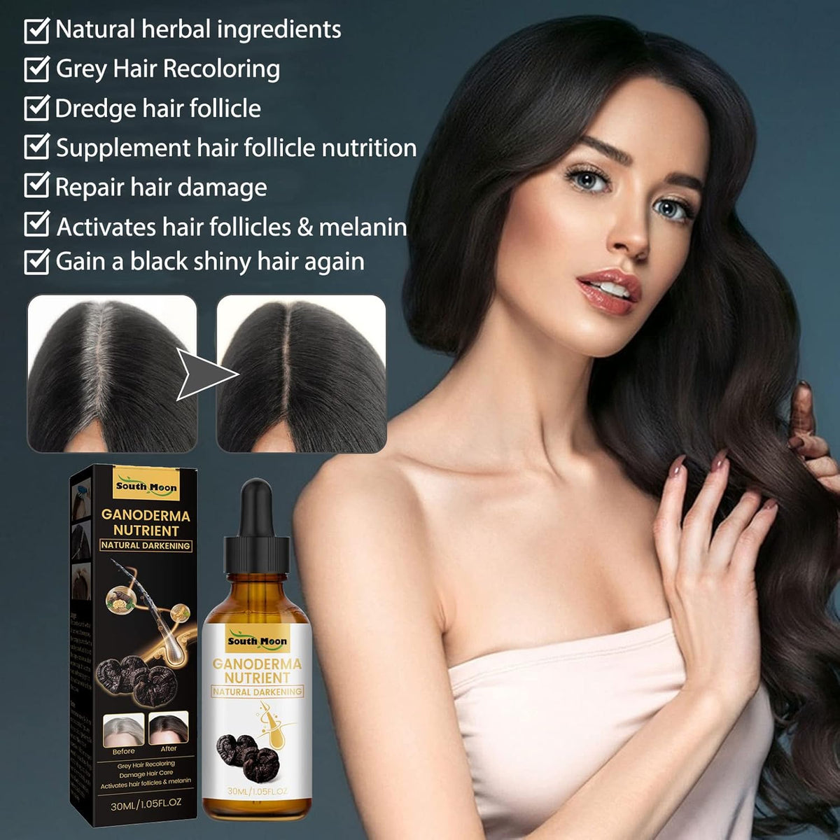 Beauty Lights Hair Darkening Batana Oil – Hair Care Styling