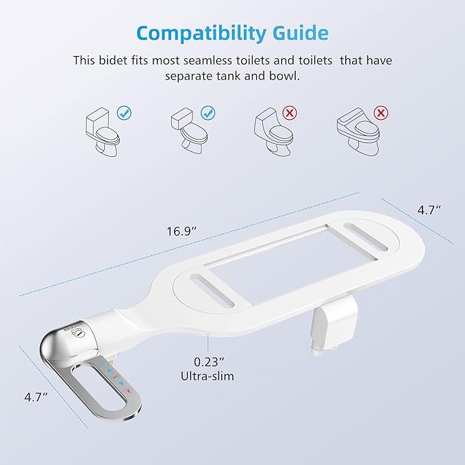 Bidet Attachment for Toilet Seat – Bathroom Laundry