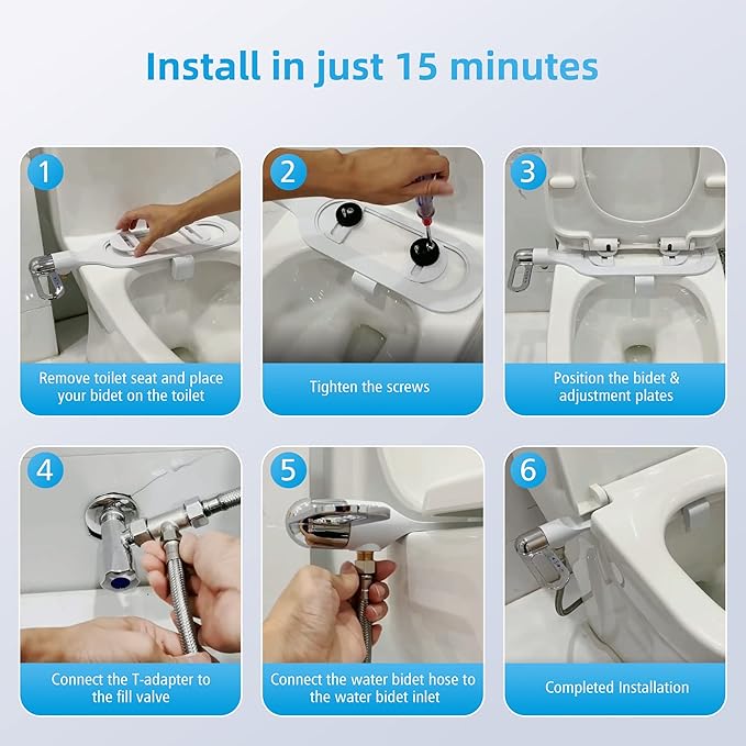 Bidet Attachment for Toilet Seat – Bathroom Laundry