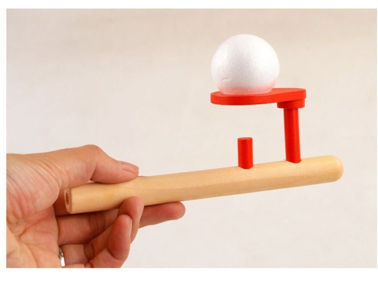 Blowing Balls Magic Suspension Balls Children Kids Boys Girls Wood Puzzle Traditional Toys Parenting Baby Games