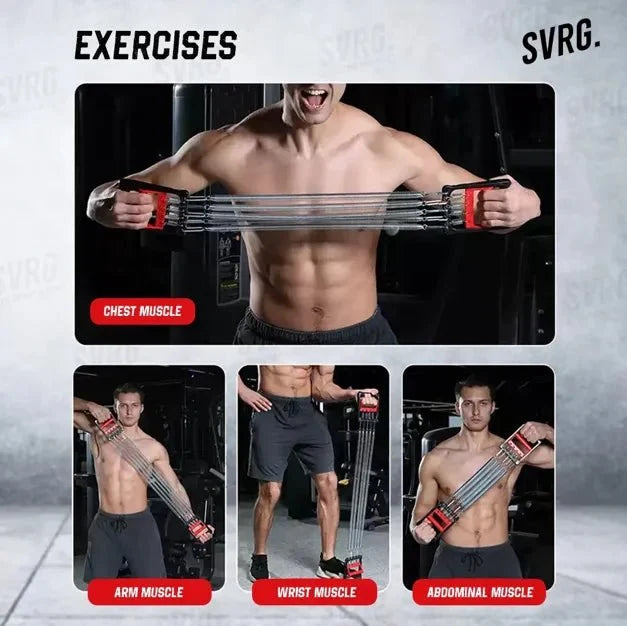 Body-Building Spring Chest Expander – Home & Kitchen