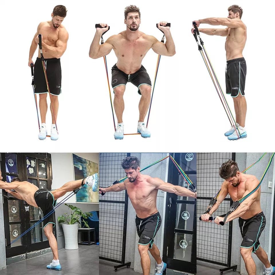 Bodybuilding Resistance Bands Set – Home & Kitchen