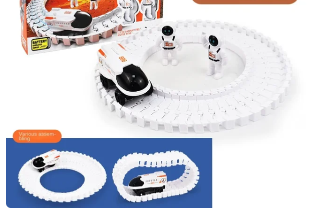 Outer Space Marble Run Track Toy – Stem Science Discovery