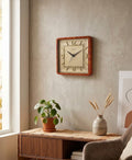 Solace Wooden Finish Designer Wall Clock