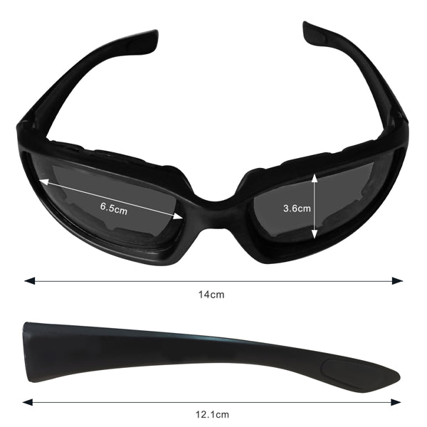 3 Pairs Motorcycle Sports Biker Riding Glasses Wind Resistant Eye Protection Sports Goggles Cycling Glasses Sunglasses Grey Color(TK/TMEU For Self-pickup)