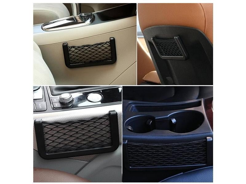 Car Net Pocket Mobile Holder – Car Accessories