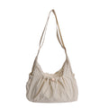 Designer-style Plaid Drawstring Bag With Hanging Buckle Cheerful Vibe Can Be Worn As A Shoulder Bag Or Crossbody Bag