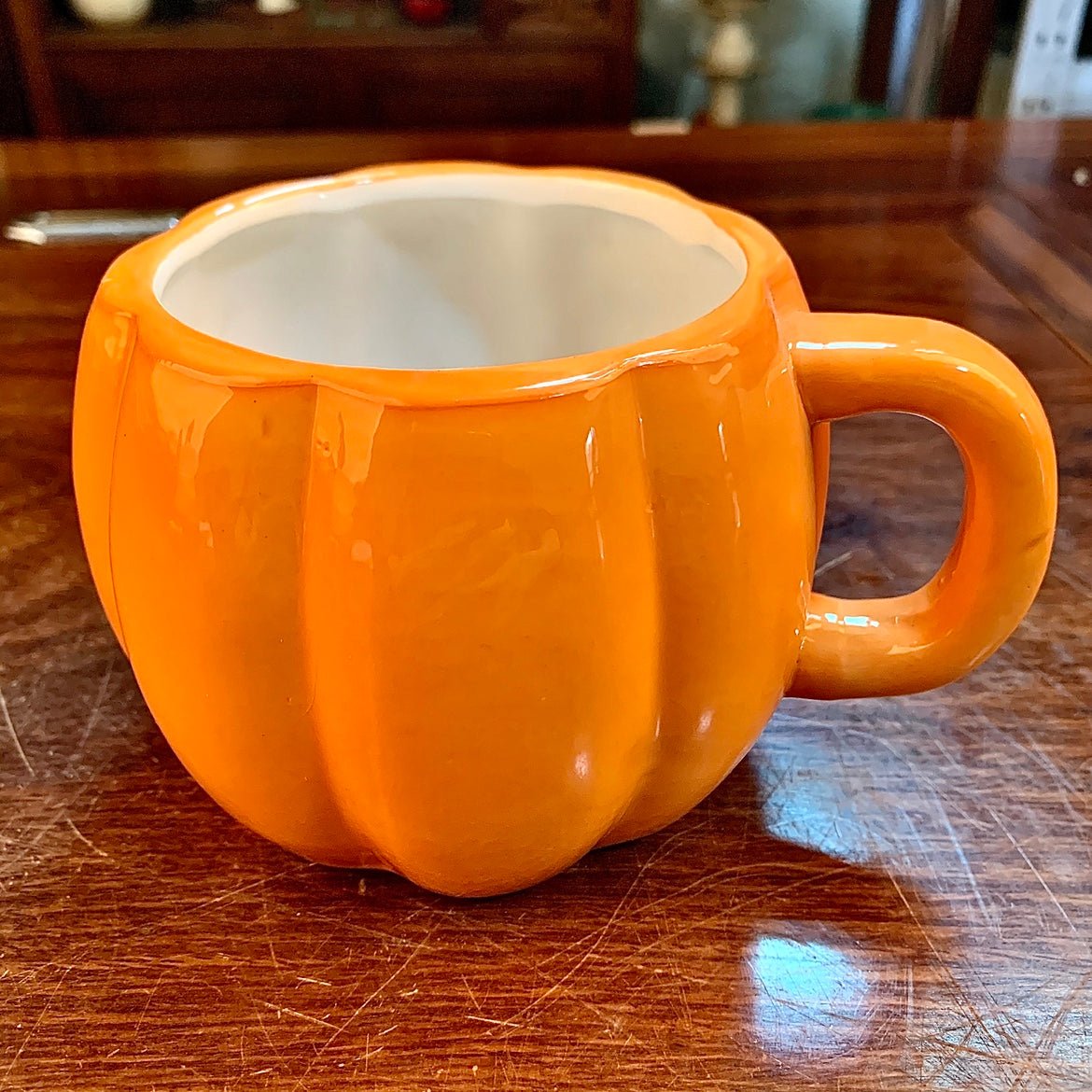 Ceramic Halloween Pumpkin Mug – Tea Coffee Drinkware