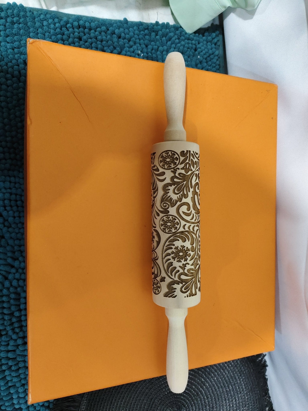 Christmas Gift Printing Rolling Pin – Home & Kitchen