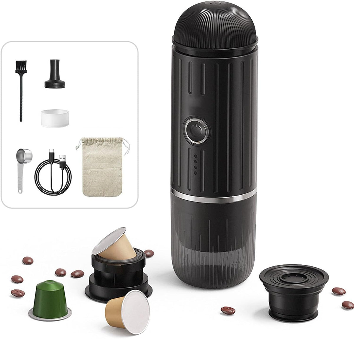 Compact Espresso Coffee Maker – Kitchen Appliances