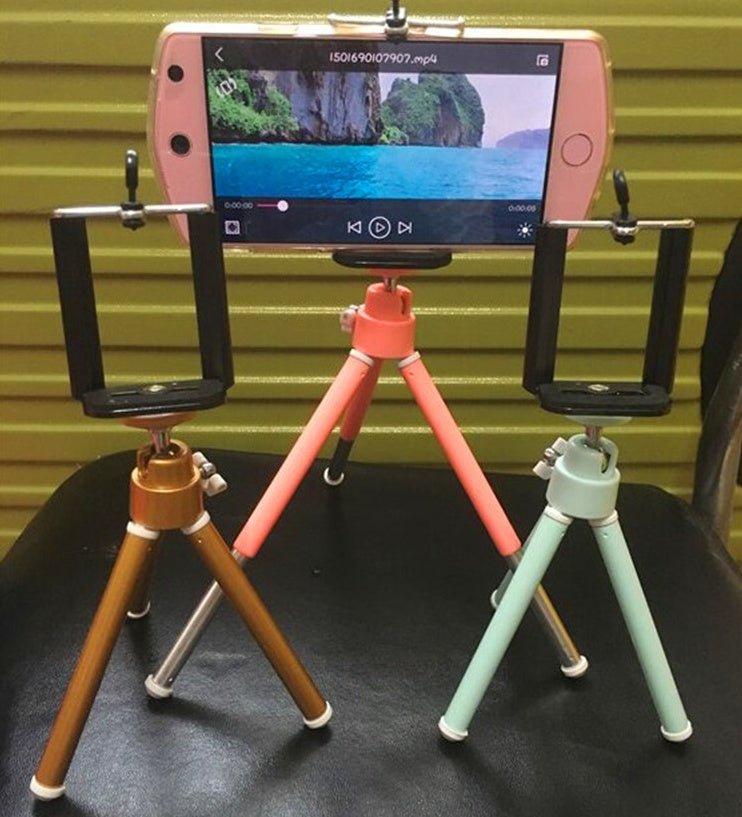 Colorful Digital Camera Tripod Stand & Mini Phone Stand