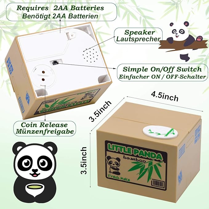 Automatic Savings Box (Piggy Bank) – Pretend Play Life Skills