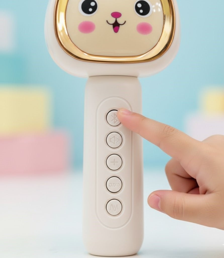 Cute Cartoon Wireless Karaoke Microphone – Kids & Baby