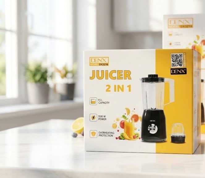 Denx - 2-in-1 Juicer & Blender – Kitchen Appliances
