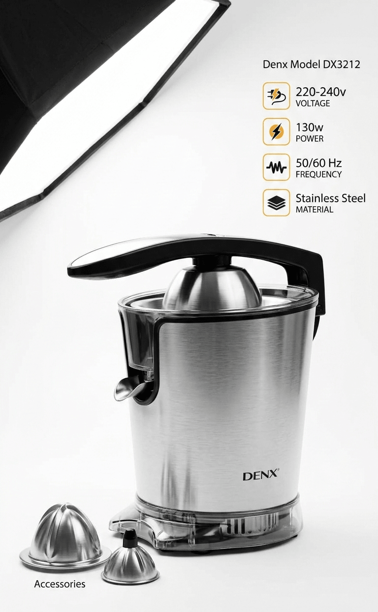 Denx - Stainless Steel Juicer – Kitchen Appliances