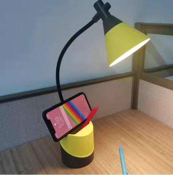 Desk Lamp With Phone Holder