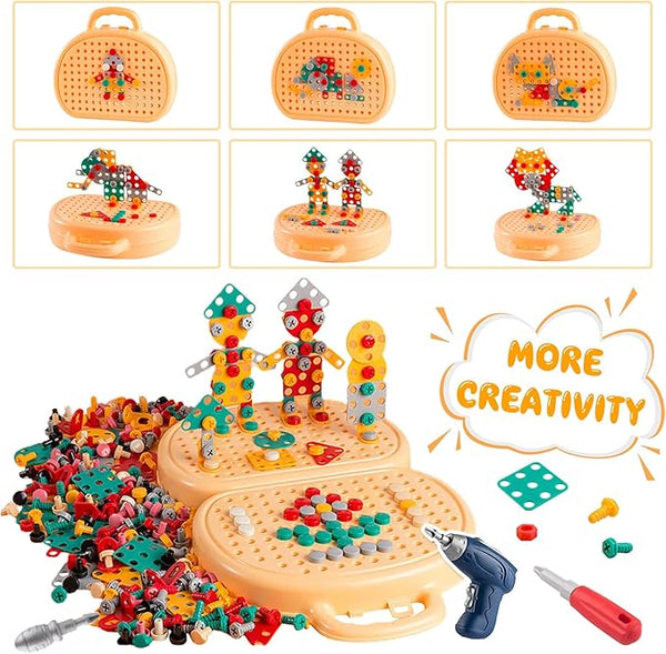 DIY Creative Screw Puzzle Suitcase – Kids & Baby