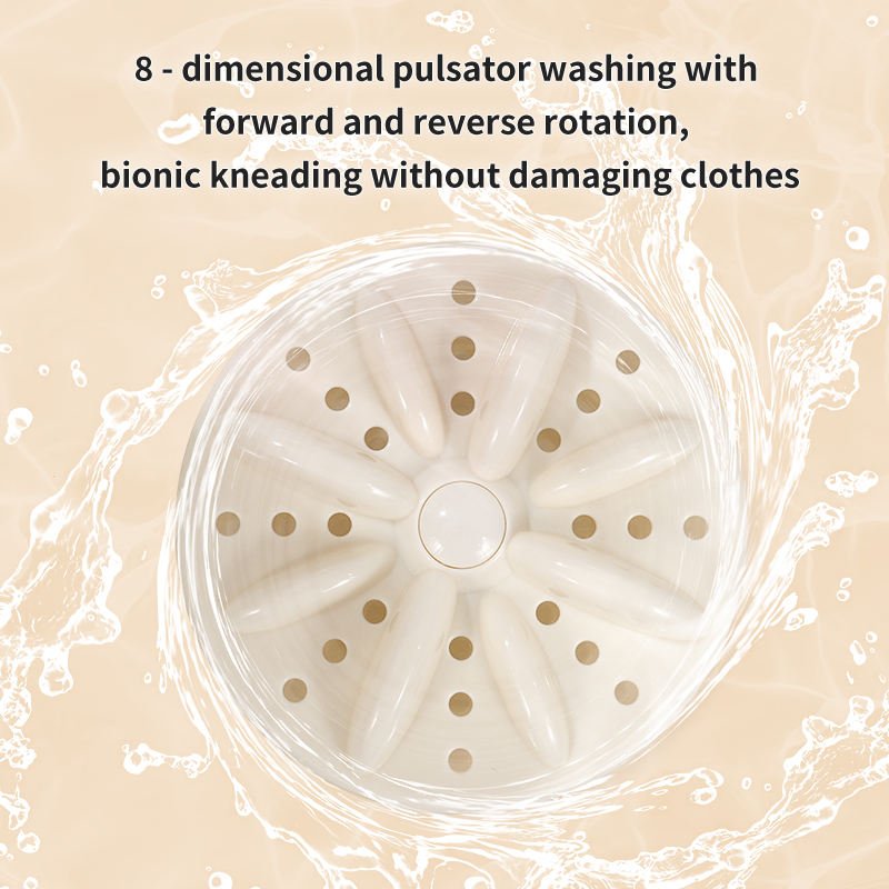 Double-Bucket Mini Washing Machine – Bathroom Laundry