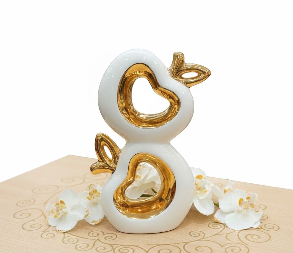 Double Heart Decorative Showpiece – Home Decor Lighting