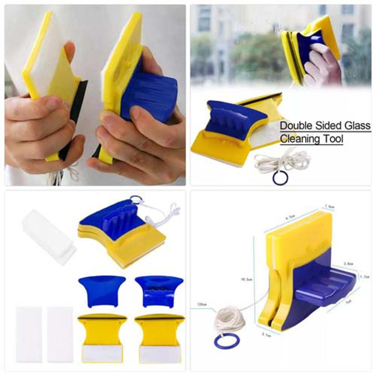 Double-Sided Magnetic Glass Cleaner – Home & Kitchen