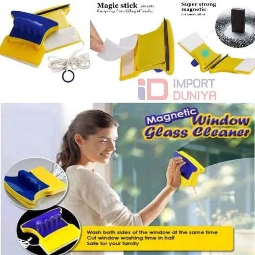 Double-Sided Magnetic Glass Cleaner – Home & Kitchen