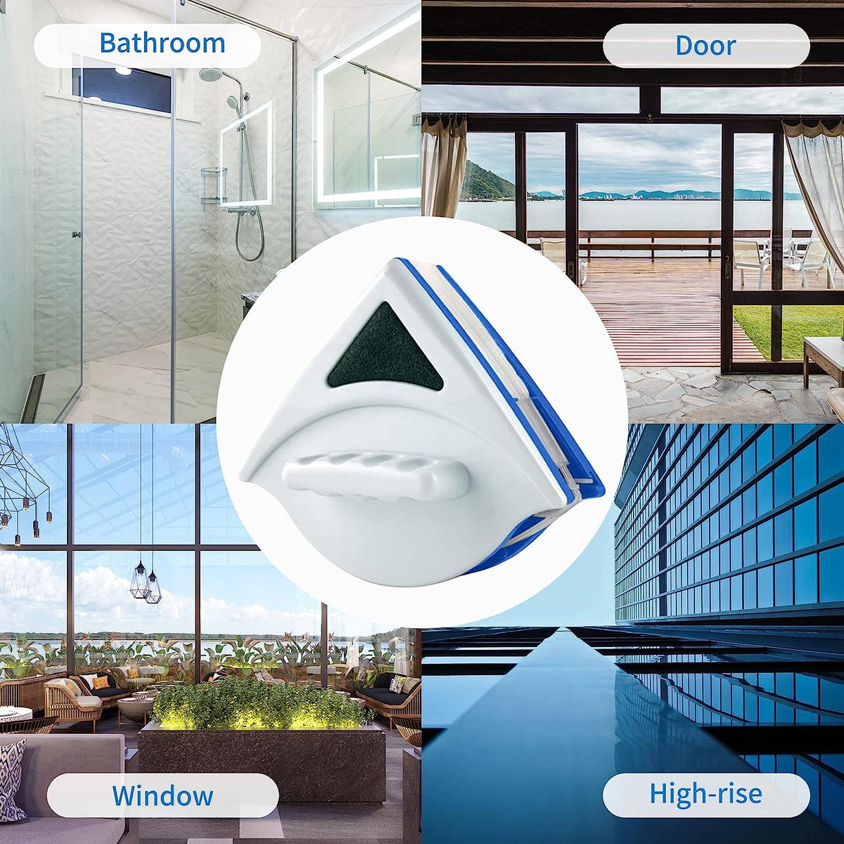 Doublefaced Glass Cleaner Magnetic – Home & Kitchen