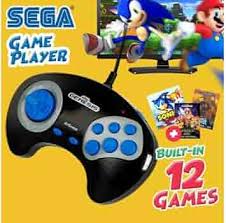 SEGA Genesis Retro Play Console – 12 Classic Games Plug & Play