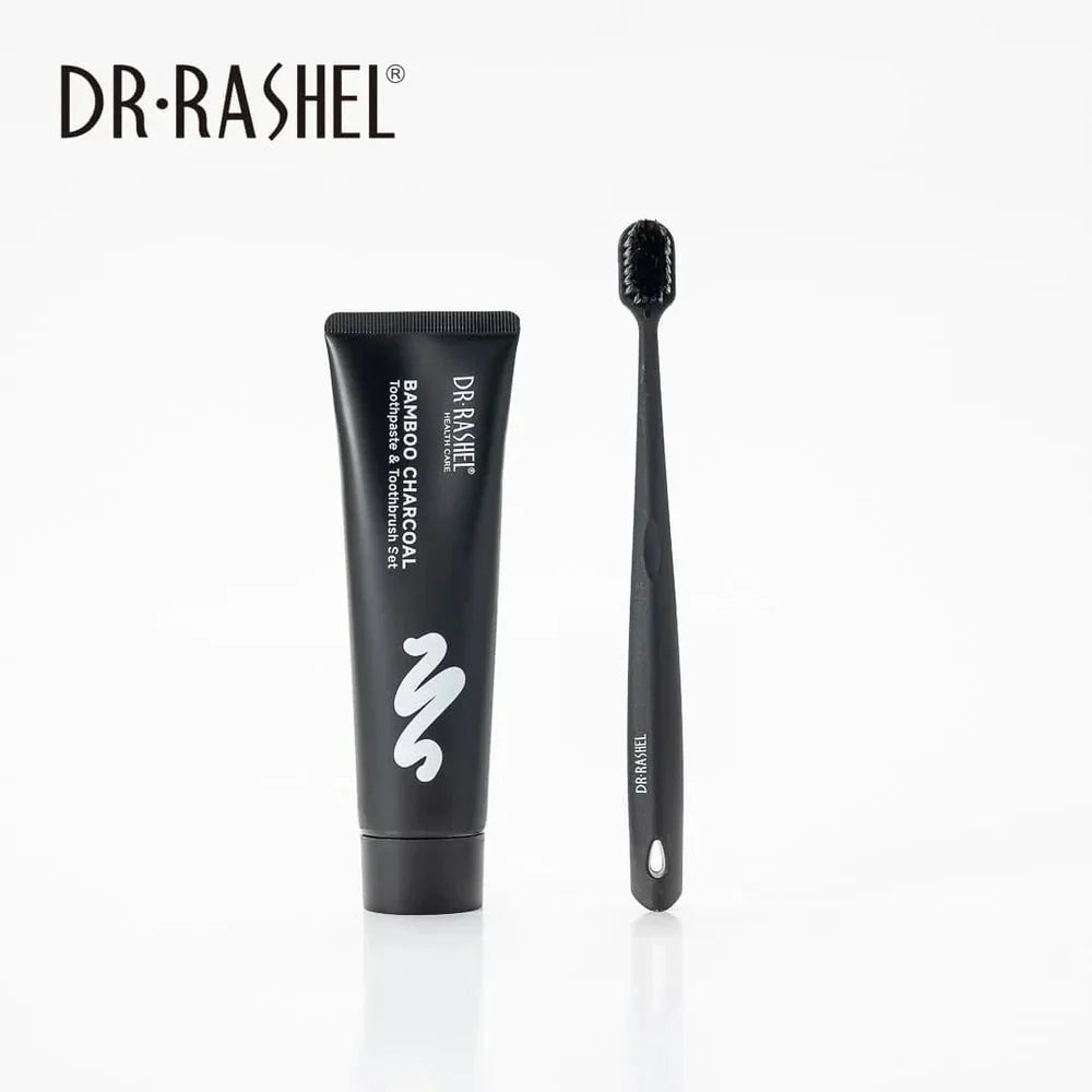 DR.RASHEL - Bamboo Charcoal Toothpaste & Toothbrush Set