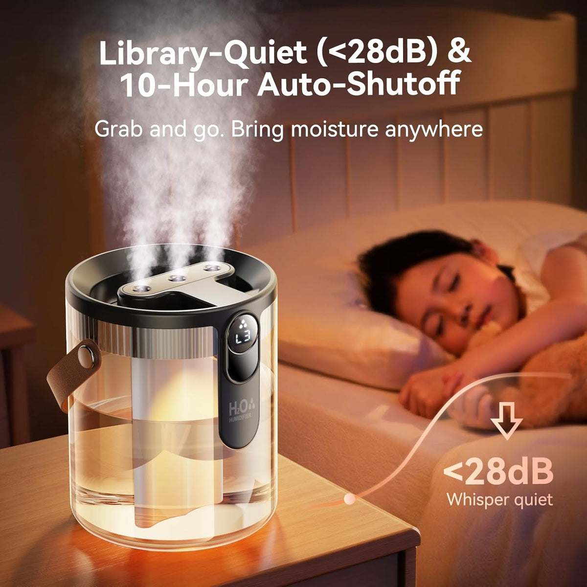 Dual-Spray Portable Humidifier – Humidifiers Air Fans