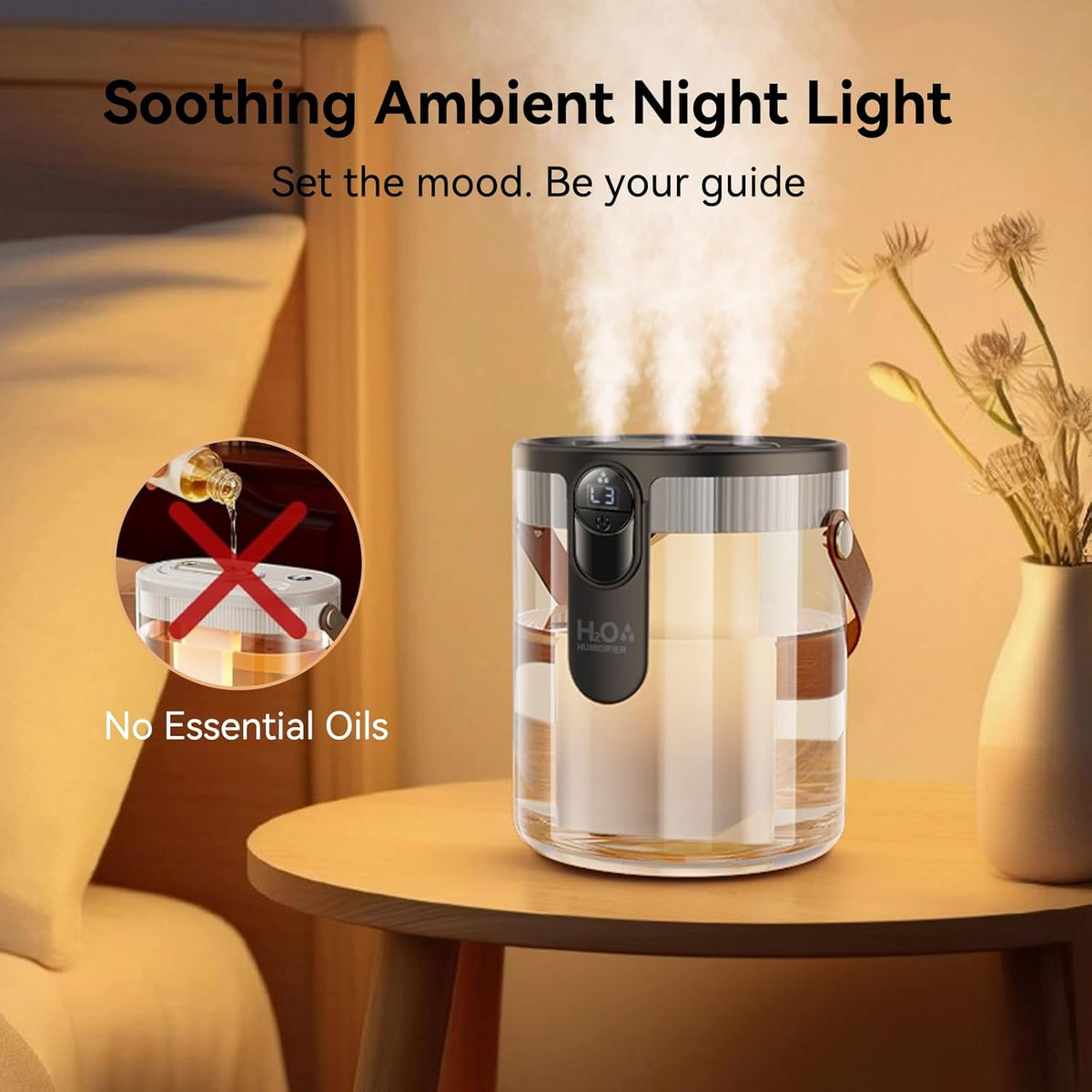 Dual-Spray Portable Humidifier – Humidifiers Air Fans