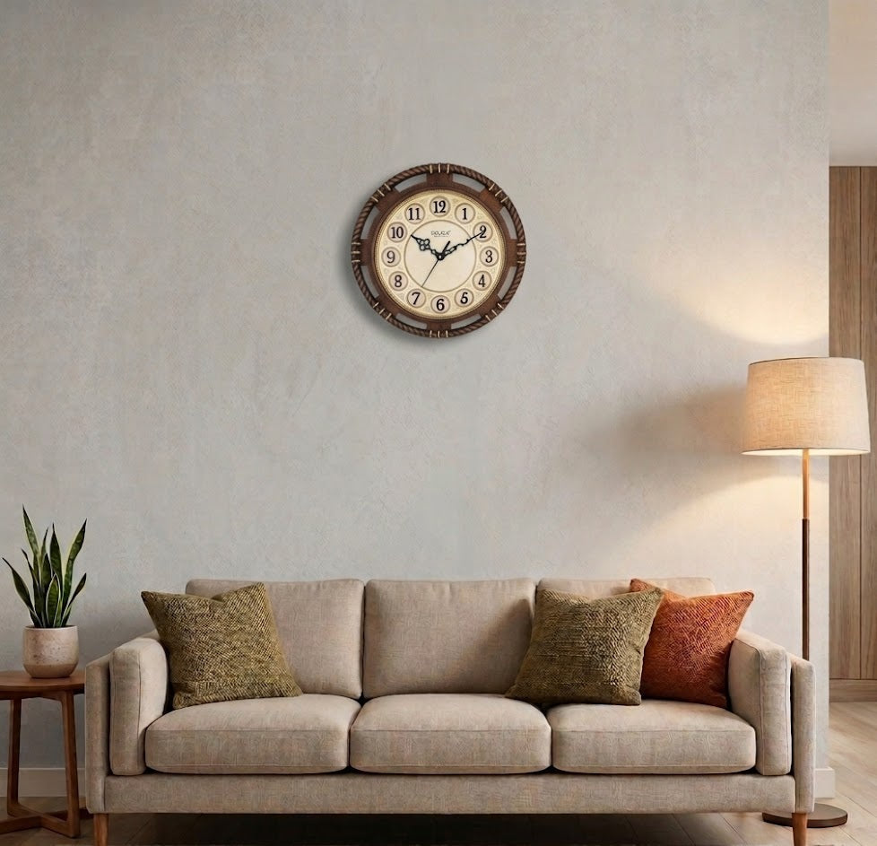 Rustic Rope Ring Clock