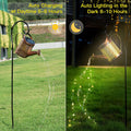 2pcs LED Watering Can Solar Light Strings Solar Lights Outdoor Decorative Lamp Solar Lantern