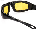 3 Pairs Motorcycle Sports Biker Riding Glasses Wind Resistant Eye Protection Sports Goggles Cycling Glasses Sunglasses Yellow Color(TK/TMEU For Self-pickup)