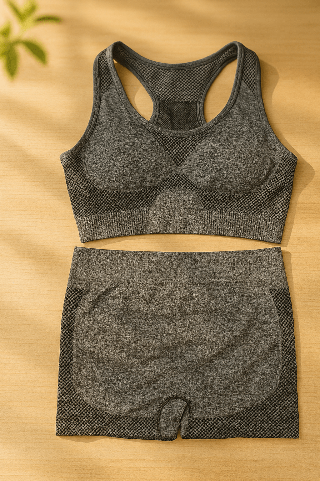 Elastic Peach Yoga Tank Top Set – Fitness Equipment Accessories