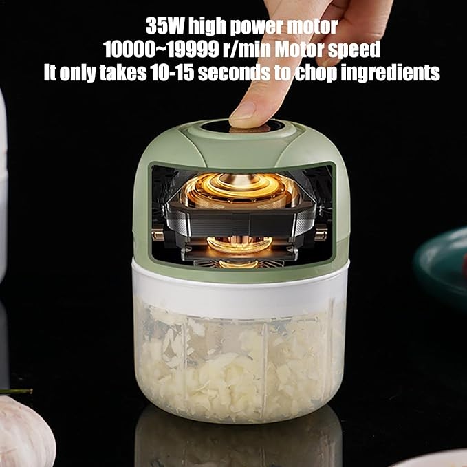 Electric Garlic Chopper – Wireless Choppers Grinders