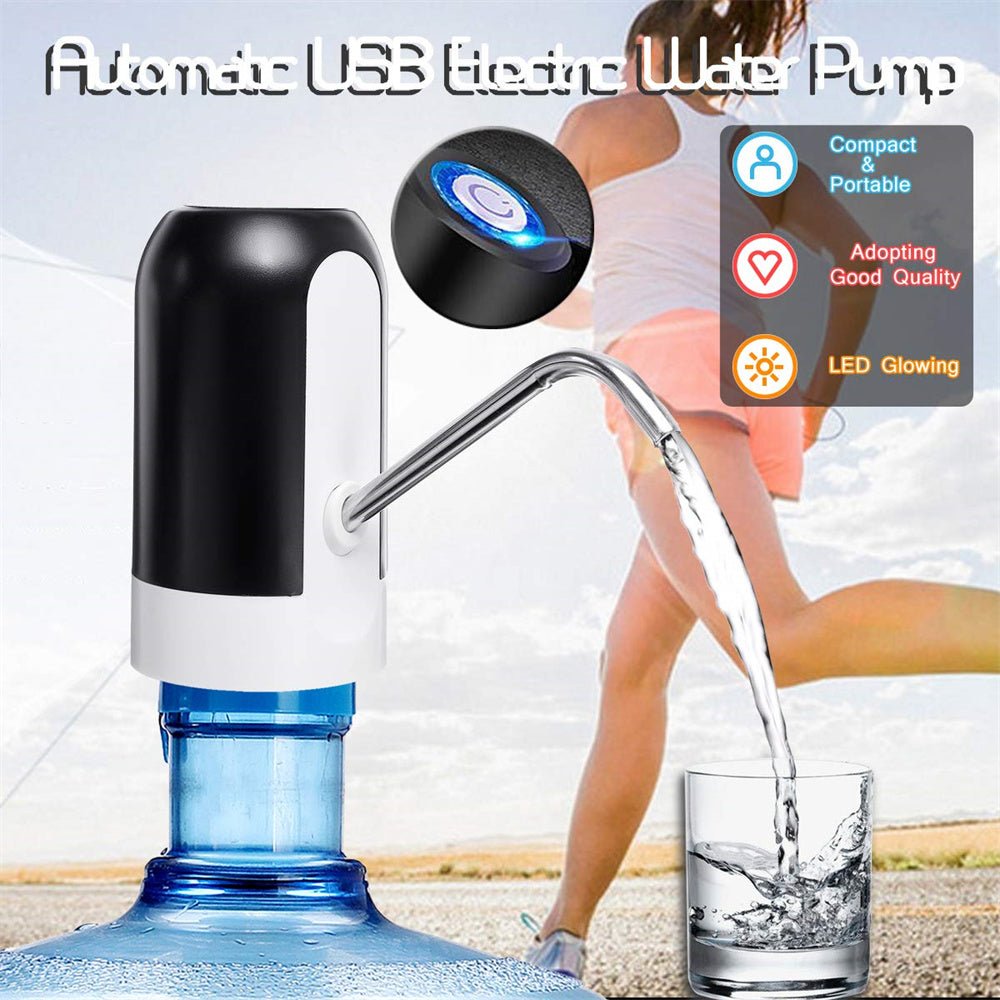 Electric Portable Water Dispenser Pump – Kitchen Storage Organization