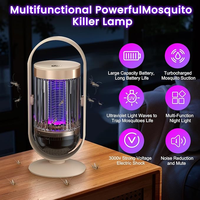Electric Shock Mosquito Killing Lamp – Home Decor Lighting