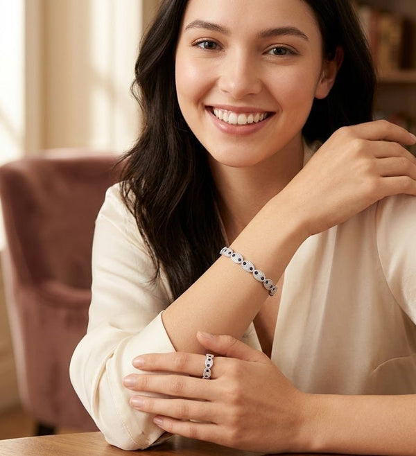 Fan Bloom Statement Kada Set – Jewelry Watches
