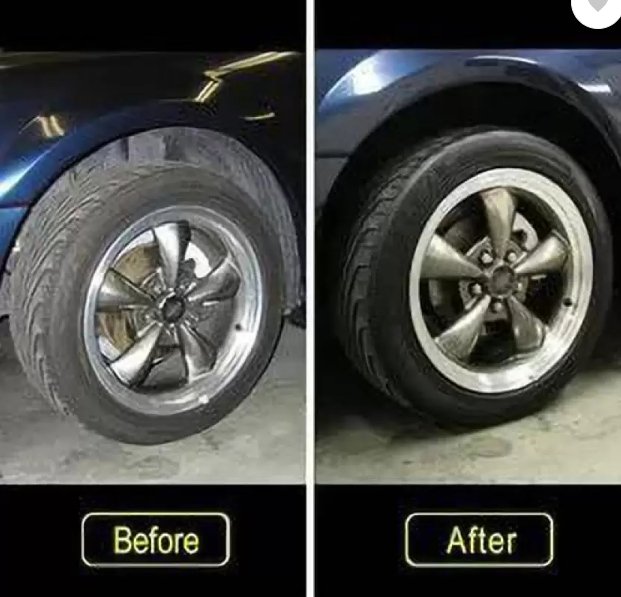 FMS Tire Shine & Cleaner – Car Cleaning Detailing