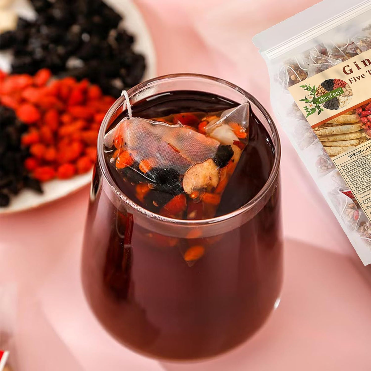Ginseng Five Treasure Tea – Tea Coffee Drinkware