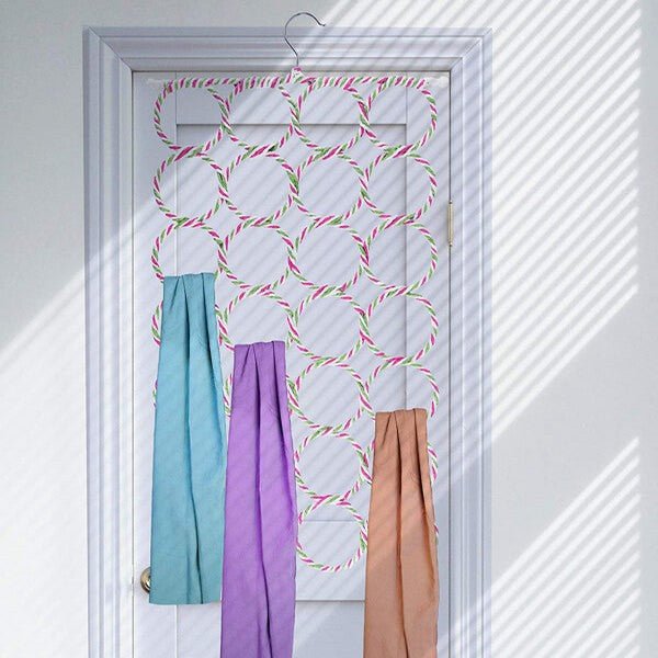 Hanging Scarf Organizer Rings – Kitchen Storage Organization