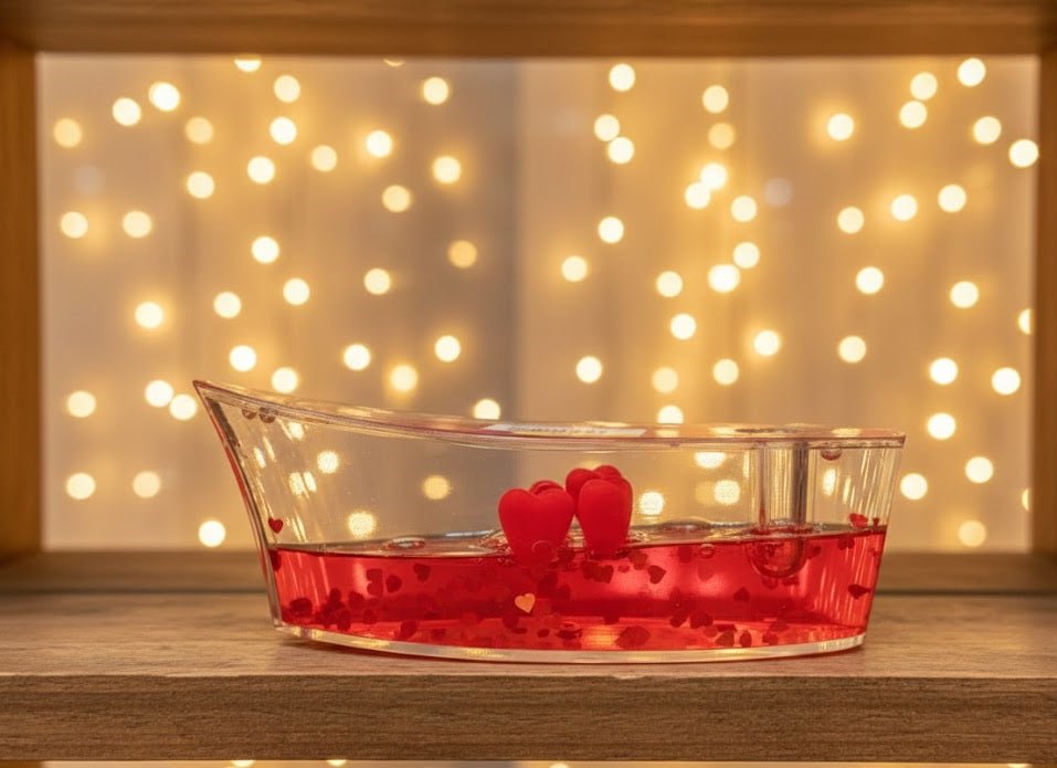 Heart Liquid Motion Desk Decor Showpiece – Home Decor Lighting