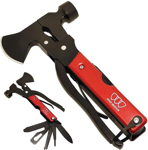 HEPU - 13-in-1 Multifunction Stainless Steel Axe Tool Hammer